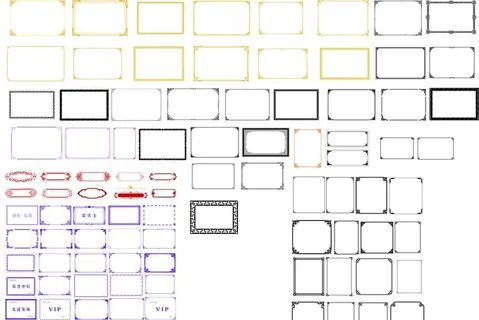 复古内容花纹框图片