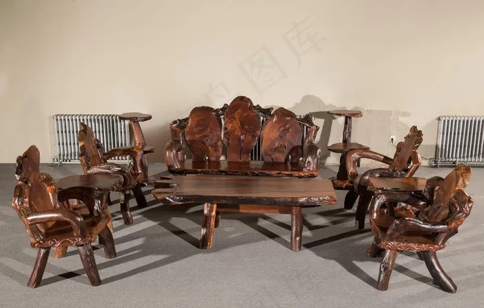 红木家具家居装饰装潢背景素材图片