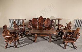 红木家具家居装饰装潢背景素材图片