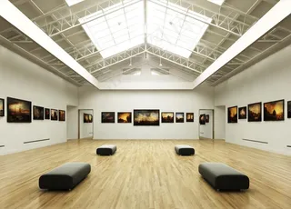 C4D 模型建筑室内大厅大堂图片