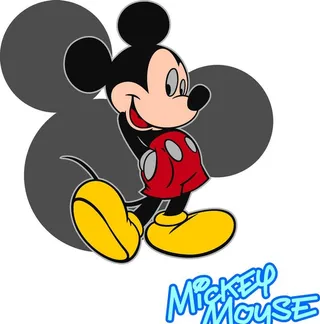 背手米奇字母图片