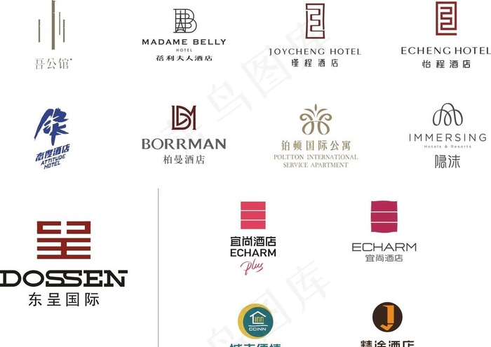 东呈国际 城市便捷标志图片cdr矢量模版下载