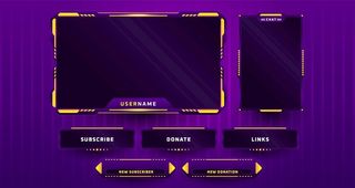 创意几何时尚标题边框素材图片