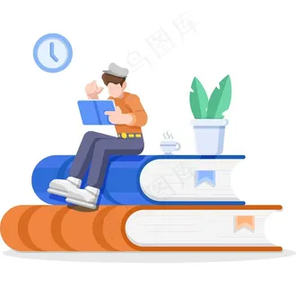 简约创意教育读书学习的人图片 简约创意教育读书学习的人图片