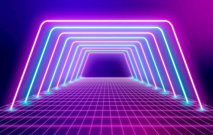抽象霓虹灯背景图片