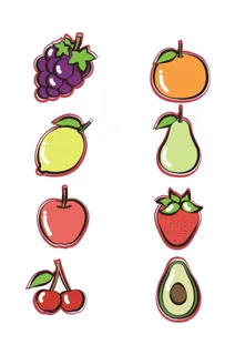 卡通水果图案图片