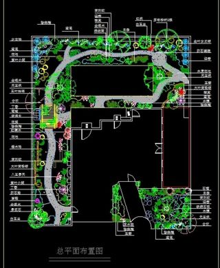 别墅景观设计平面图图片