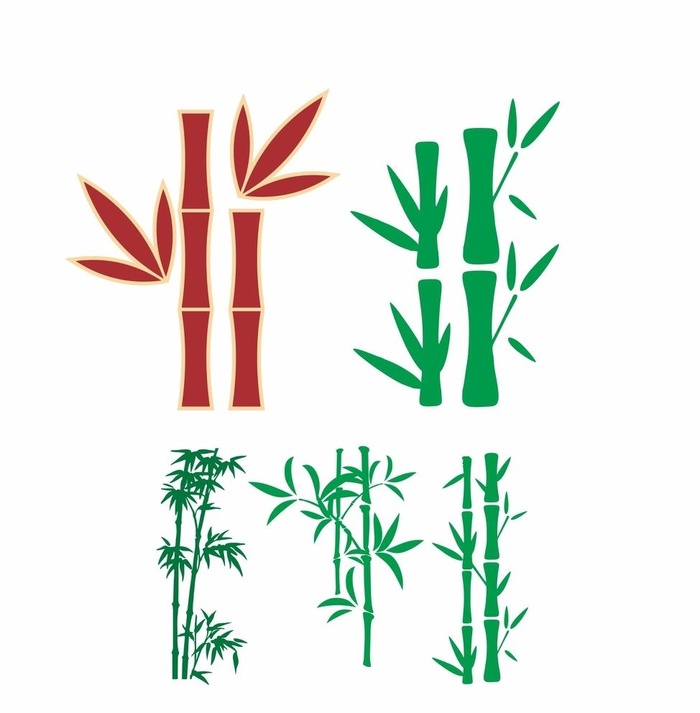矢量竹子图片cdr矢量模版下载