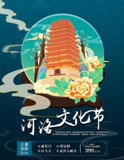 洛阳旅游海报图片
