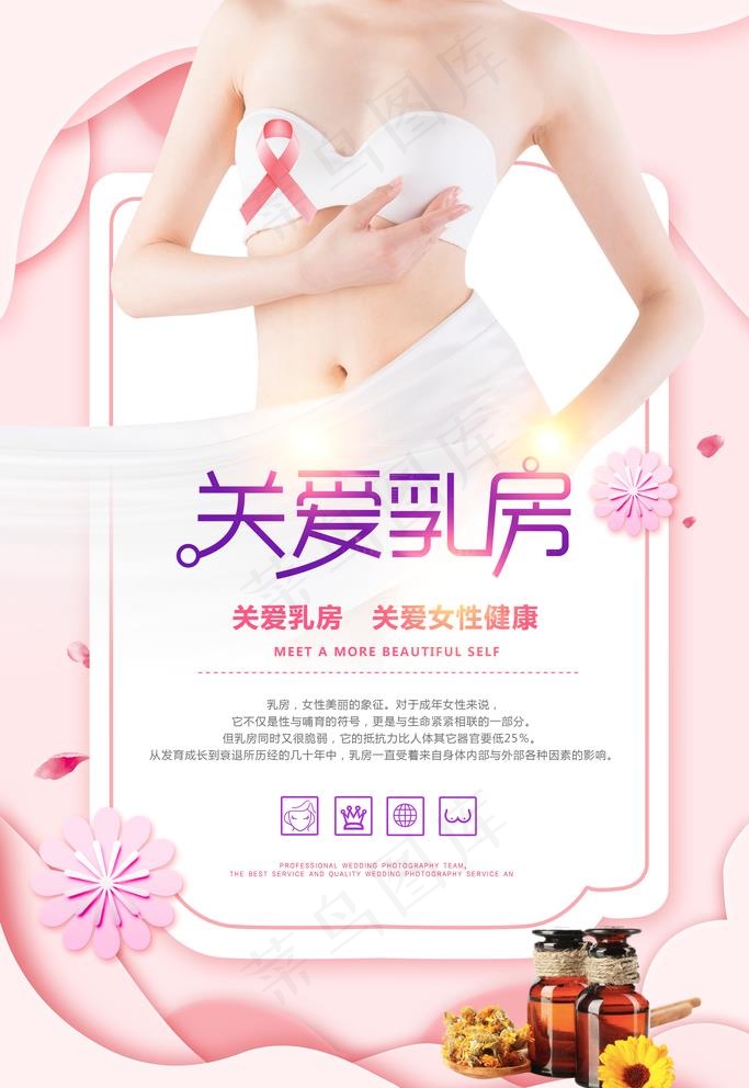 关爱乳房海报图片
