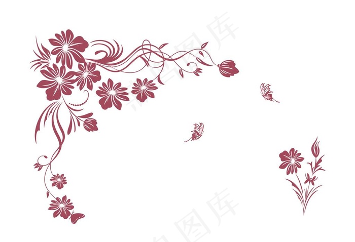 欧式花边图片ai矢量模版下载