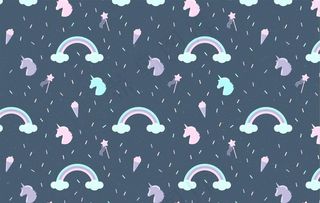 卡通独角兽图片