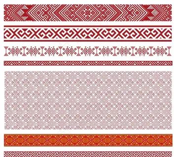 广西特色铜鼓底纹边框花纹图片