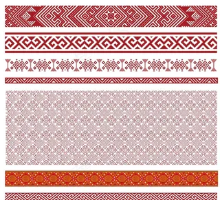 广西特色铜鼓底纹边框花纹图片