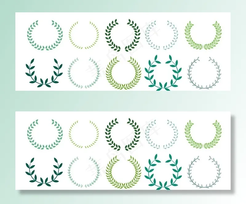 麦穗图片ai矢量模版下载