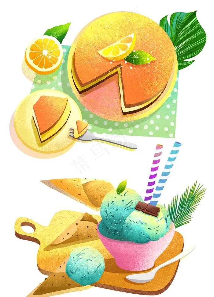 火锅插画图片psd模版下载