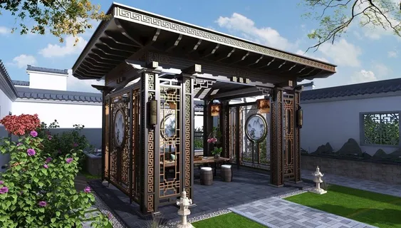 庭院凉亭设计图片