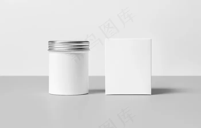 茶叶罐样机图片psd模版下载