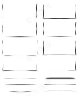 投影分层透明png素材图片