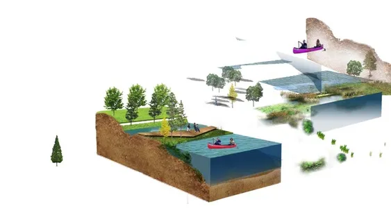 河道断面分析图片