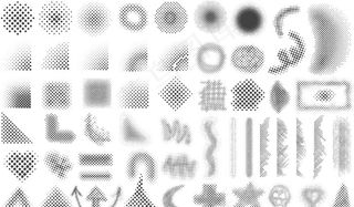 AI渐变网点图片