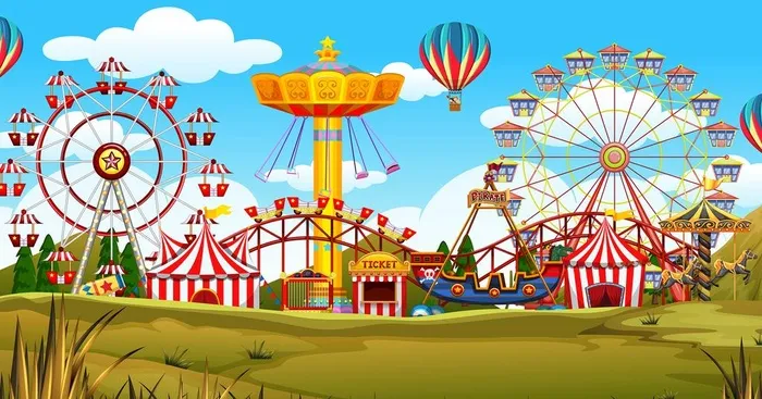 游乐园  图片eps,ai矢量模版下载