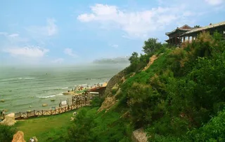 北戴河鸽子窝风景图片