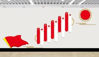 楼梯文化墙图片