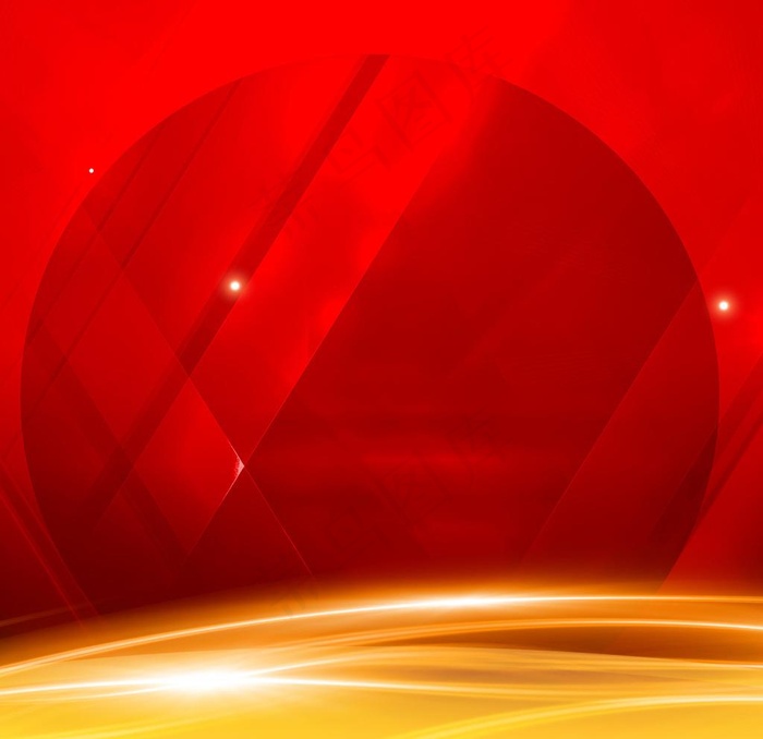 红色圆形靓丽背景图片