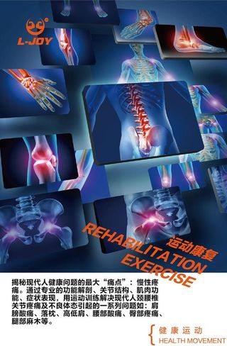 健身康复展板图片