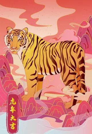 虎年素材图片