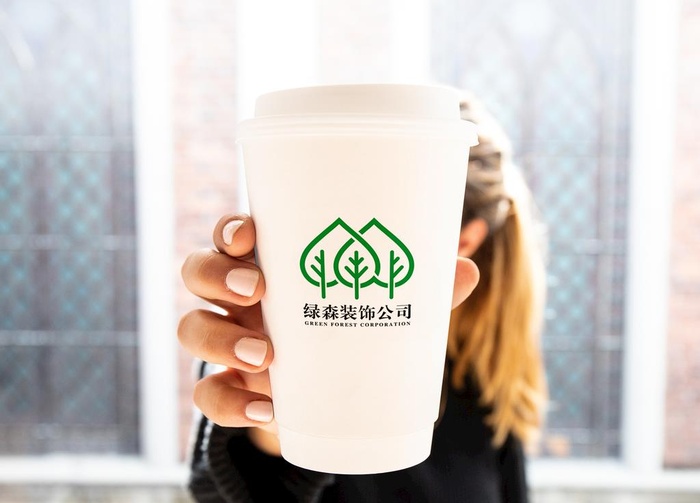 手持杯子样机咖啡杯样机贴图图片(2800x2100)psd模版下载