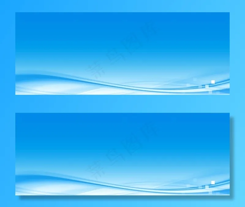 蓝色展板背景图片(5669x2362)psd模版下载