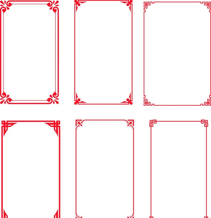 中式边框图片