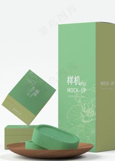 茶盒包装样机图片