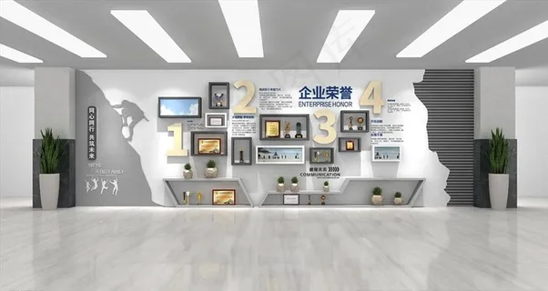 企业荣誉墙图片