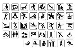 运动项目标志图片