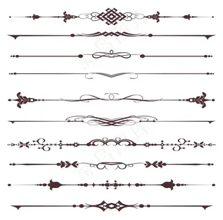 欧式分割线图片