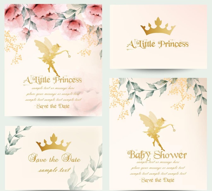 生日快乐小公主卡图片