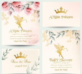 生日快乐小公主卡图片