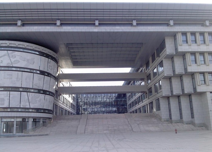 河南科技大学图书馆图片