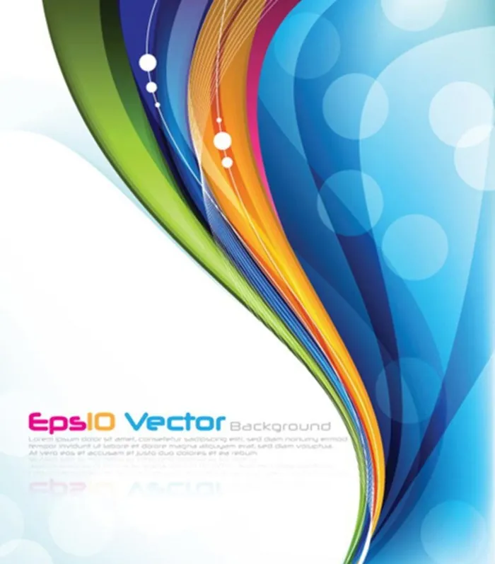 色彩线条矢量 图案 造型 素材图片