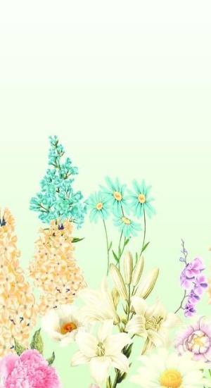 定位花图片