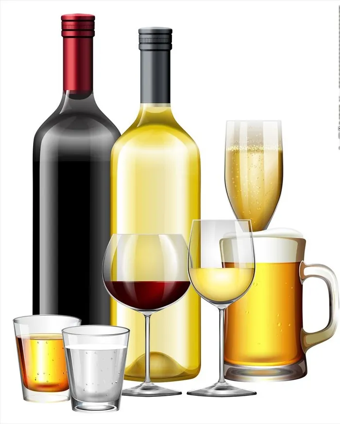 玻璃酒杯酒瓶图片eps,ai矢量模版下载