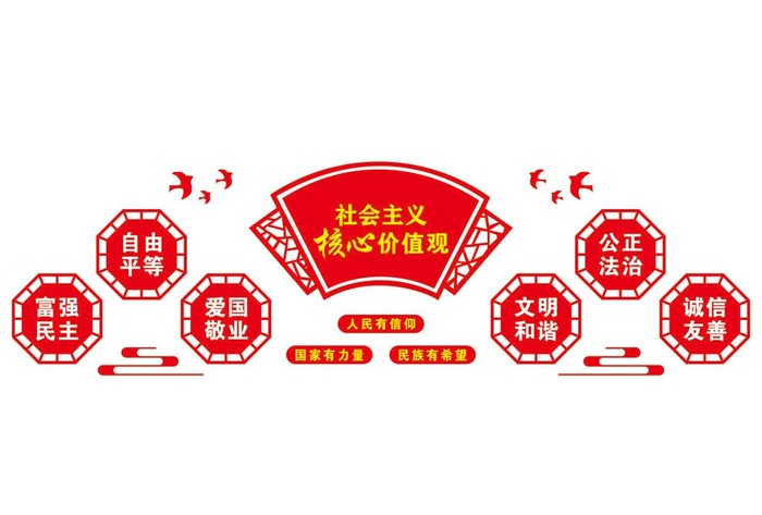*核心价值观图片cdr矢量模版下载