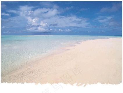 矢量沙滩图片