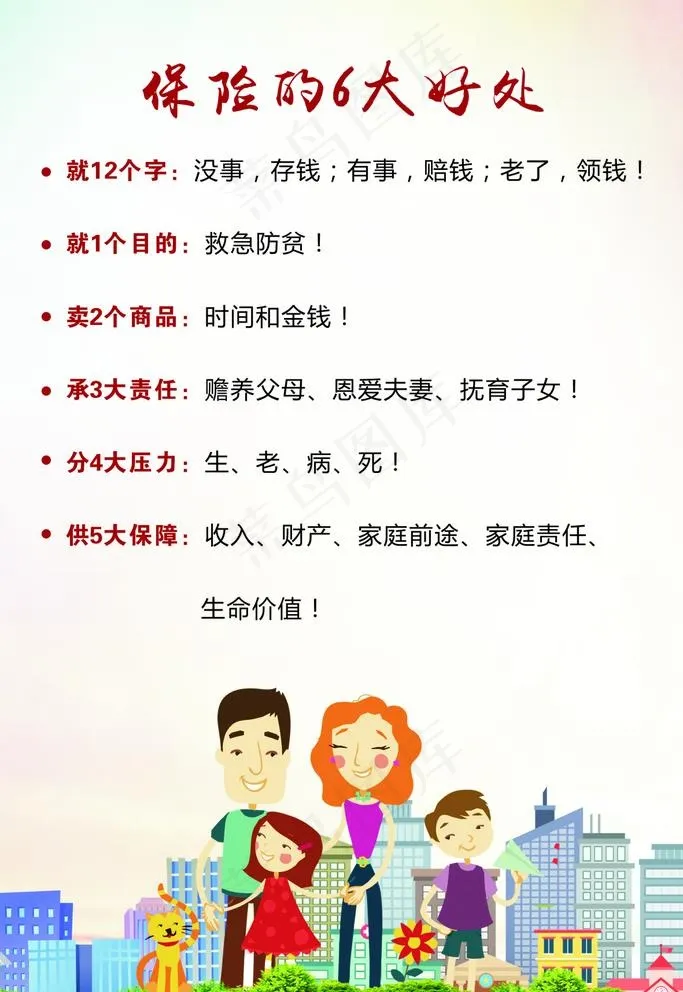 保险公司海报图片cdr矢量模版下载