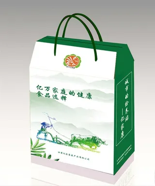 农产品包装盒平面图图片