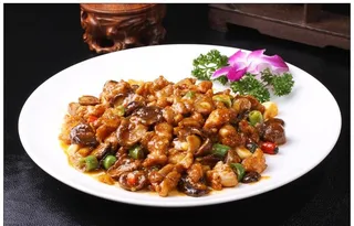 香菇小炒鸡图片