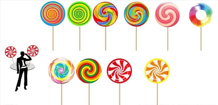 棒棒糖图片cdr矢量模版下载